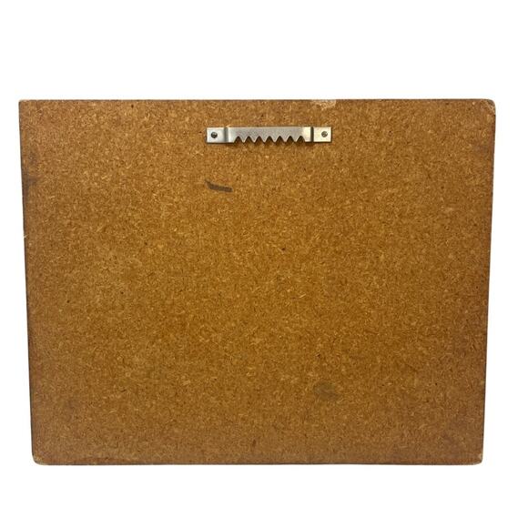 Vintage 1963 Western Union Telegram Wood Base Baby Girl Born Storkgram Wall Art - Picture 3 of 3